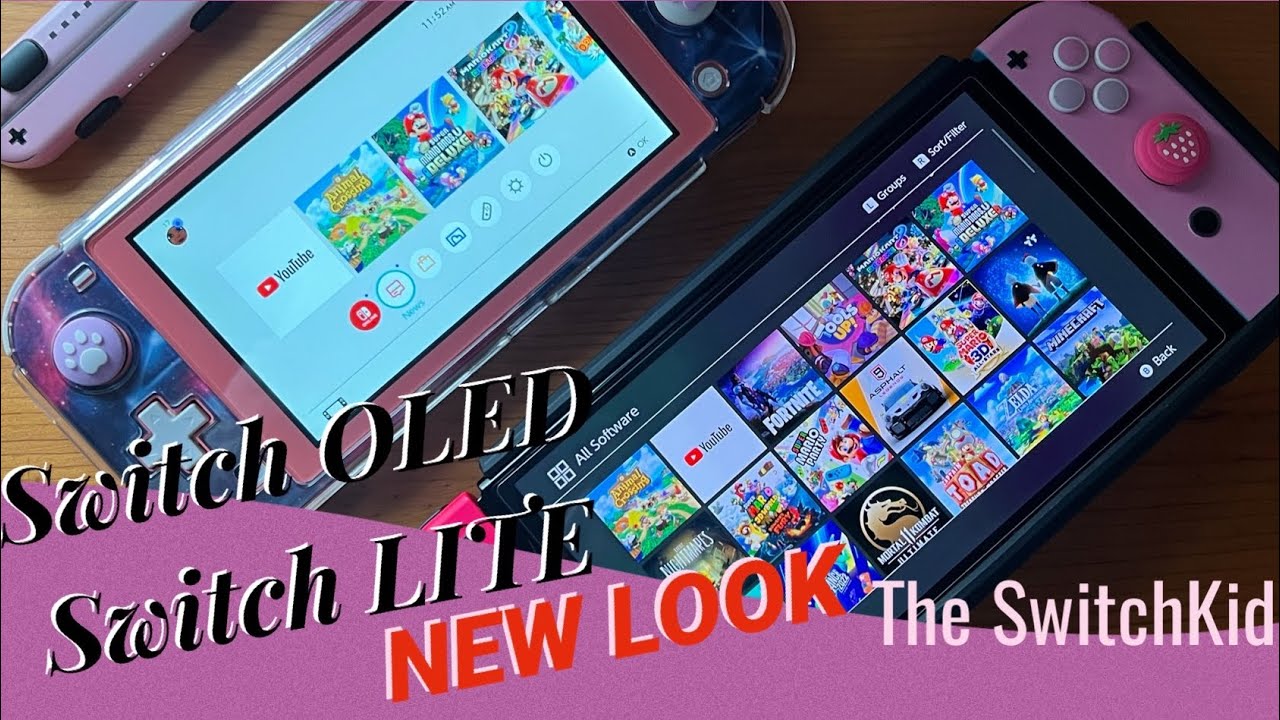 Look Switch Nintendo Switch & Switch Lite (New Look!!!)| The SwitchKid - YouTube