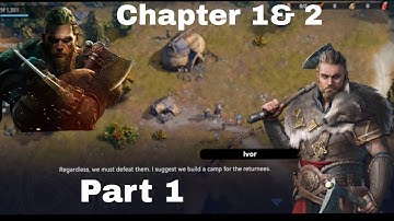 Viking Rise Gameplay walkthrough begining ( Android,IOS) Chapter 1& 2  - Part 1