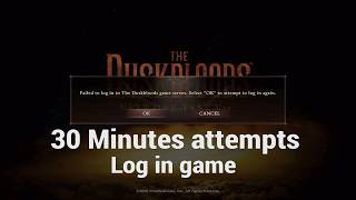 The Duskbloods Network Test Ver. 30 Minutes Attempts log in game (Worth it watch menu screen)
