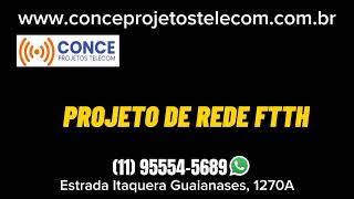 PROJETO FTTH NA ZONA LESTE PROJETO DE REDE OPTICA FTTH NA ZONA LESTE