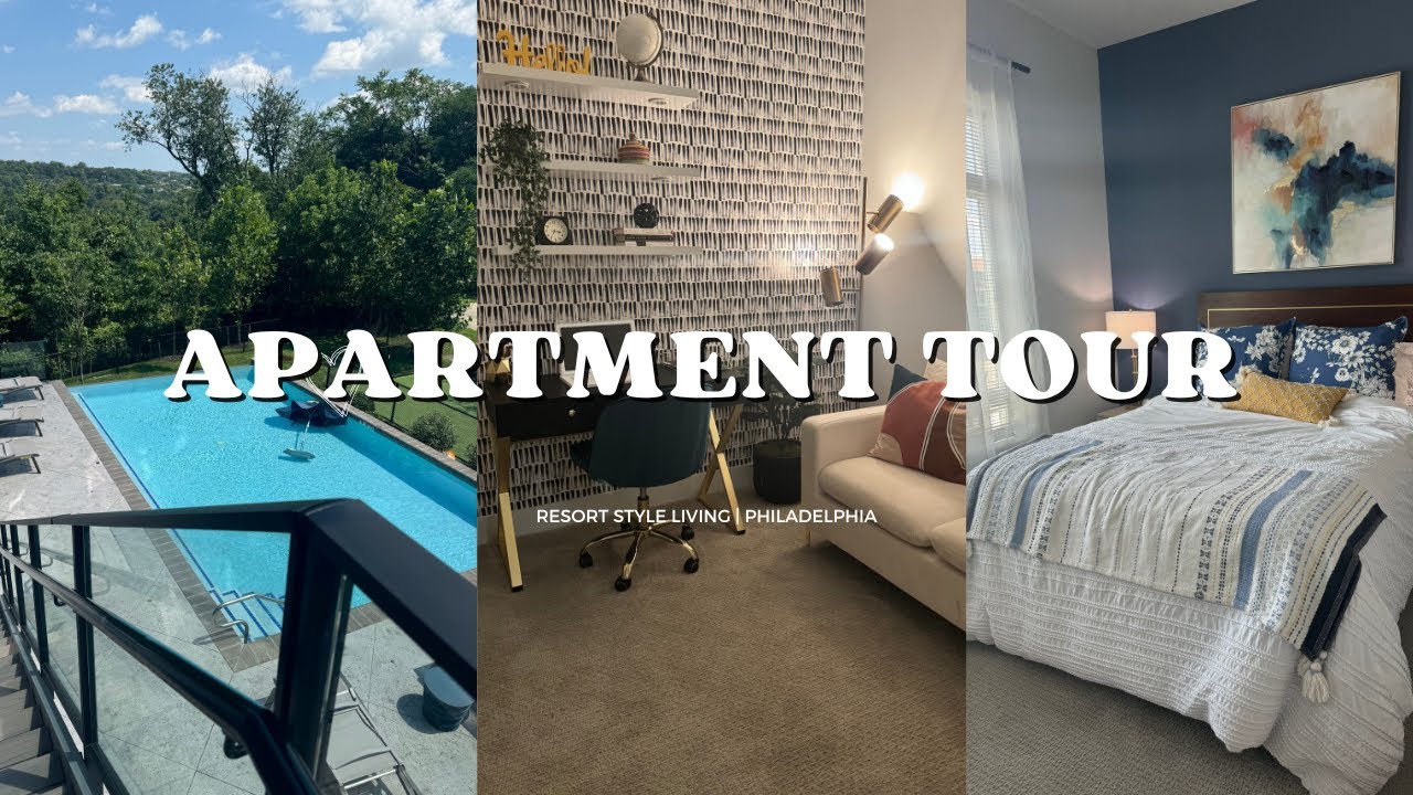 RESORT STYLE LIVING IN PHILLY?? APARTMENT TOUR - MUST WATCH