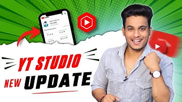 Yt studio new update | youtube studio app new update 2022