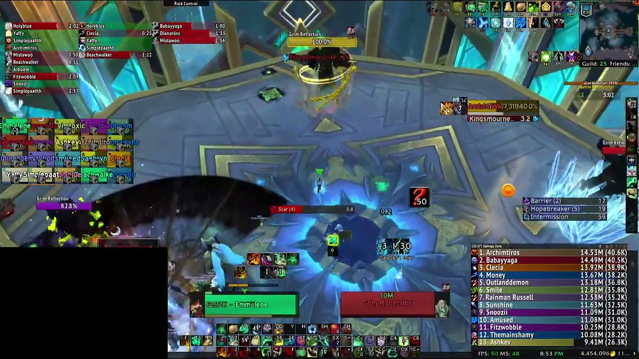 Business Class vs Mythic Anduin Wrynn, first kill