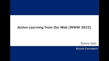 Active Learning from the Web (WWW 2023)