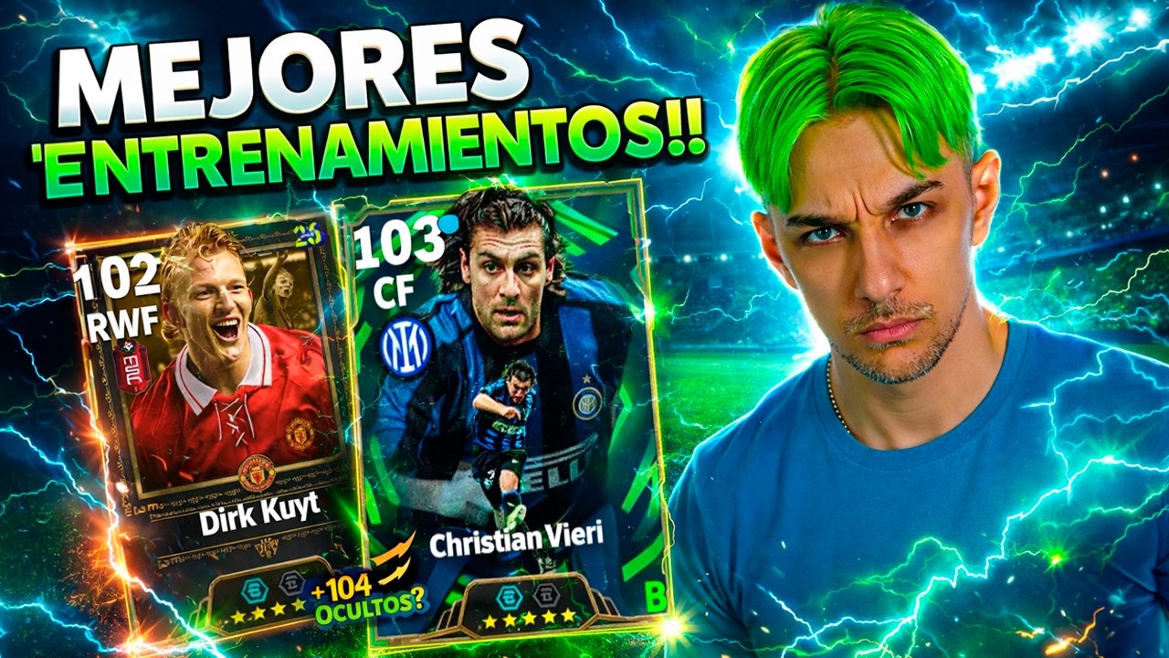 🤯 ¡¡Los MEJORES entrenamientos para Kuyt GRATIS y Vieri!! eFootball 2026