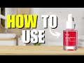How To Use Anua Dark Spot Serum Quick Guide