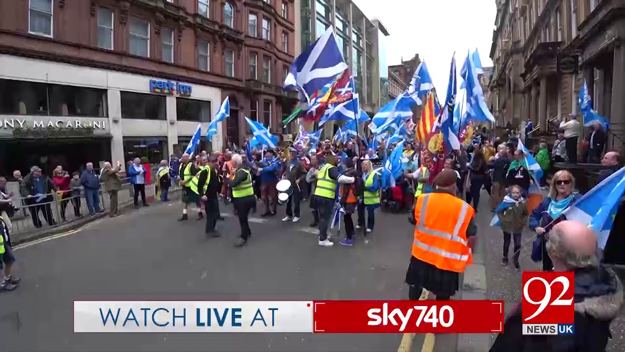 Thousands march in Edinburgh for Scottish independence - 7 Oct 2018 ...