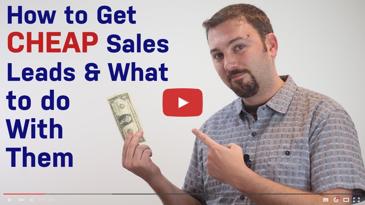 How to Get Cheap Sales Leads and What to do With Them YouTube