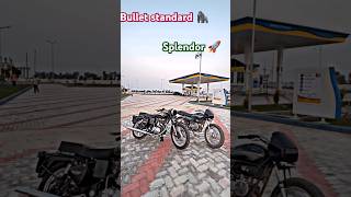 bullet standard 🦍 splendor modified ⚠️ Best alloy wheels 🛞#bullet #splendor #modified #trending