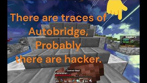 【 Hacker 】EggWars Cubecraft Kill-Aura Auto-Bridge Speed Minecraft bedrock TottoOP Robotic