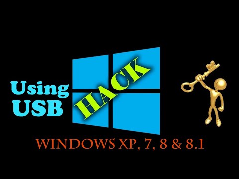 How To Hack Windows XP, Vista, 7, 8 and 8.1 Password | Hack Windows Password Using USB