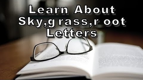 Afaq Sun Series English Beginners Class Prep### pg no 7 ## learn the Sky Grass and Root letters