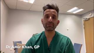 Dr Amir Khan urges people to seek advice early if you have worrying symptoms