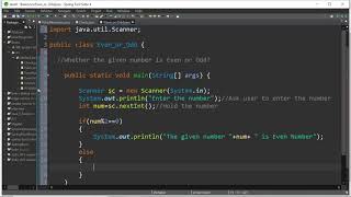 Whether The Given Number is Even or Odd In Java