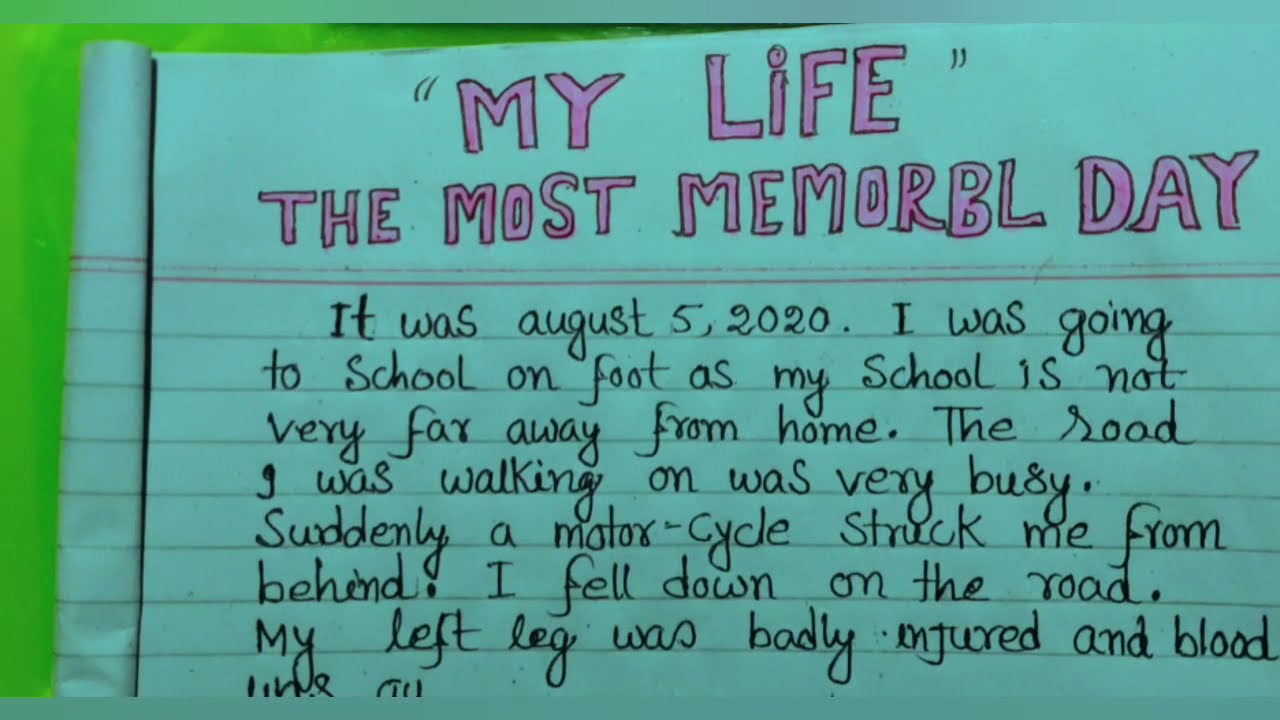 essay on most memorable day