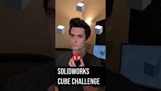 How many ways can you design a cube in #solidworks  #SOLIDWORKSCubeChallenge #cad