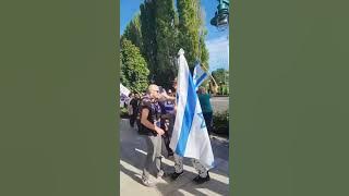 Pro-Israel protest vs Pro-Palestine protest on October 9th 2023