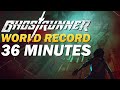 Ghostrunner Any% Inbounds Speedrun in 36:09 (Former World Record)