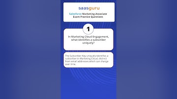 In Marketing Cloud Engagement, What Identifies a Subscriber Uniquely? | Marketing Associate Exam Q&A