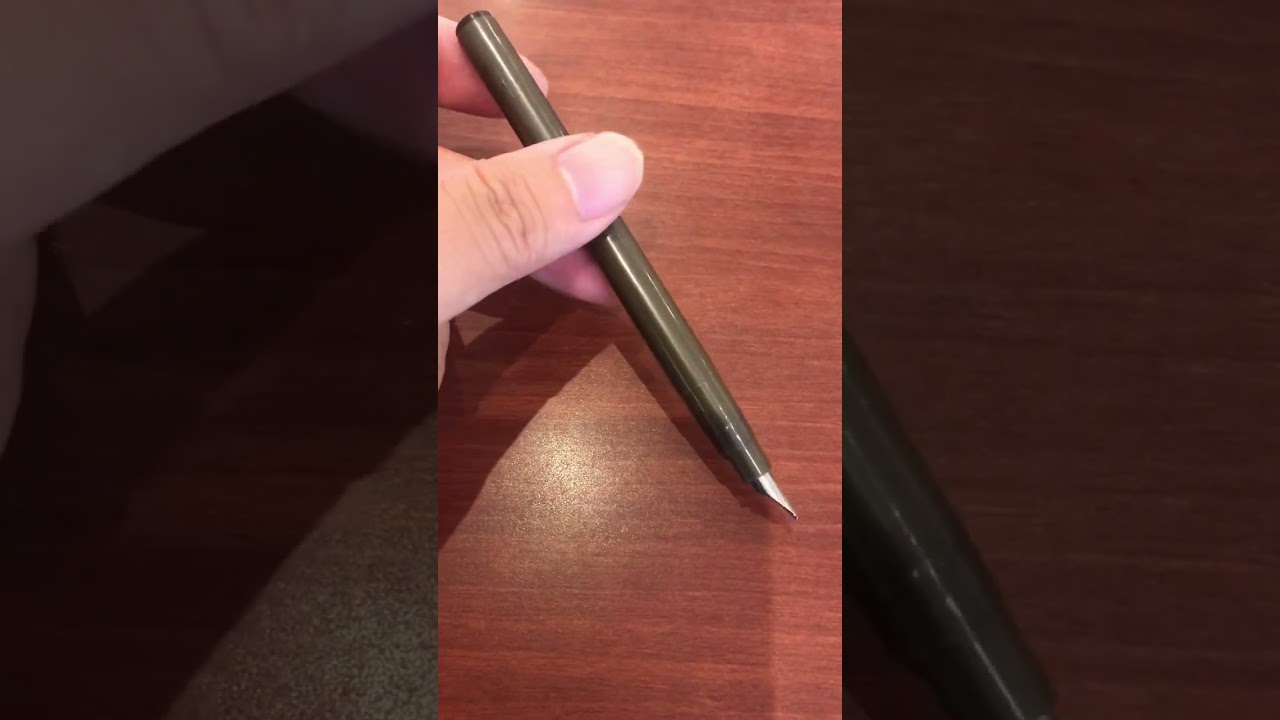 Disposable fountain pen 