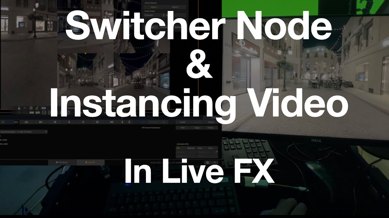 Switcher Node and Instancing in Live FX - YouTube