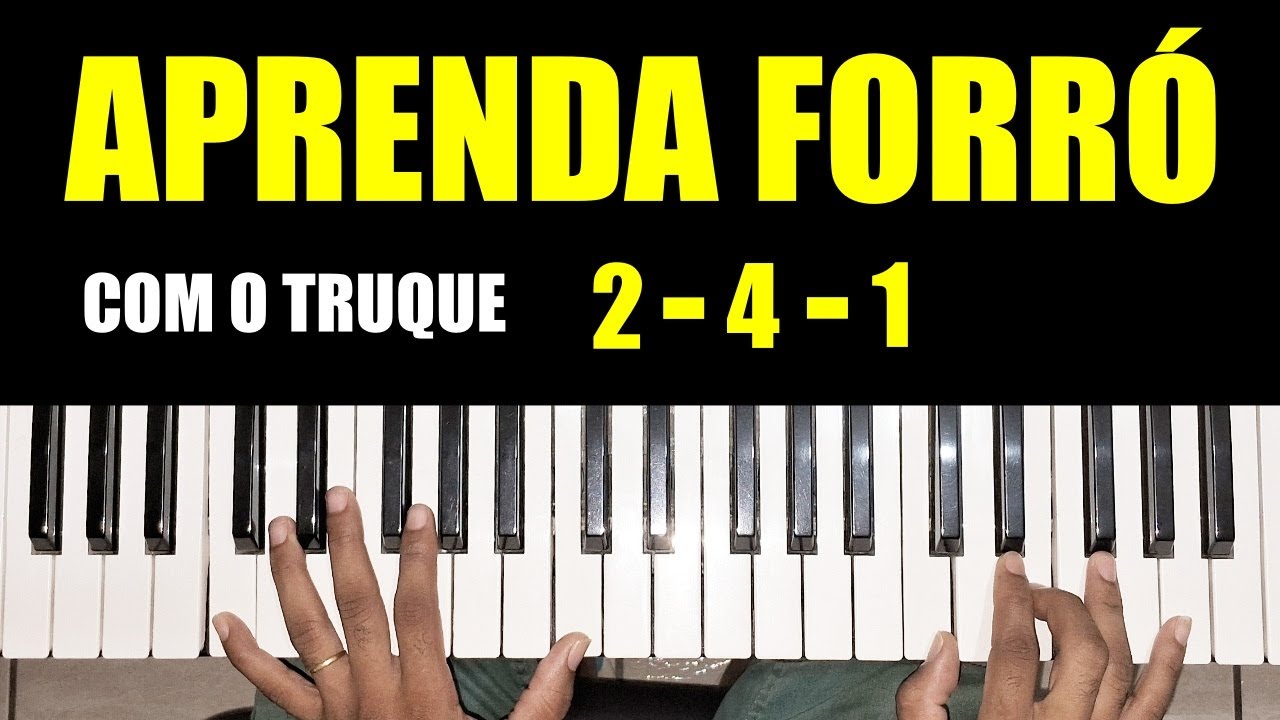O TRUQUE DO 2-4-1 PRA TOCAR QUALQUER FORRÓ NO TECLADO COMO UM PROFISSIONAL (É INCRÍVEL)