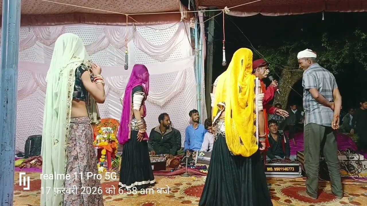 तेजाजी की कथामें रामदेव जी का भजन तेजाजी की कथा रौनक डीजे साउंड