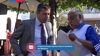 Intendente Regional Juan Masferrer y el Alcalde de la Ilustre Municipalidad de Rancagua Eduardo Soto