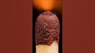 Macro video || how does a match stick catches fire #shorts