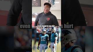 The best player that DJ Moore has ever played with 🏈