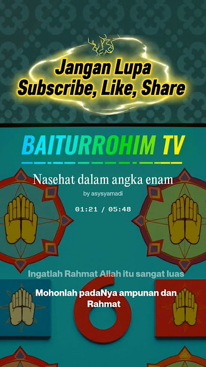 Lagu Dangdut Asyik Penuh Nasehat | Nasehat Hidup dalam Angka Enam #shorts #religion #music #dangdut