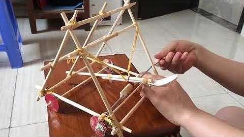 STEM Máy bắn đá - có điều chỉnh