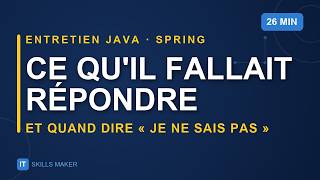 Entretien Spring Boot : 30 questions et les réponses attendues