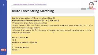 Brute Force String Matching