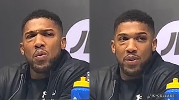 ANTHONY JOSHUA MESSAGE TO FURY & WILDER AFTER LOSS "I