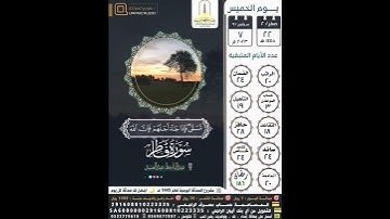 سورة فاطر الآية 45 القارئ الشيخ عبدالباسط عبدالصمد رحمه الله
