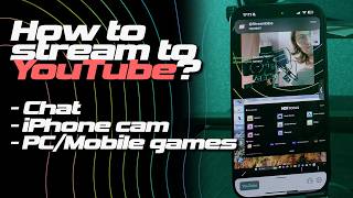 How to stream to YouTube with live chat without OBS and PC (2026 guide)