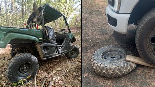 Redneck Tire Change