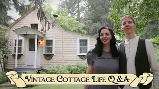 🕸️LIVING IN A VINTAGE COTTAGE BESIDE A CEMETERY | Cozy Cottagecore Q&A | Slow Living Lifestyle