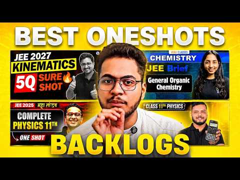 ⚠️ BEST ONE SHOTS FOR JEE MAINS 2027 ‼️