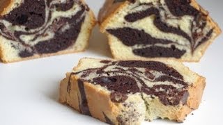 Recette de gâteau au yaourt marbré    Marble cake recipe