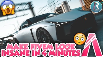 HOW TO MAKE FIVEM LOOK 10X BETTER IN 4 MINUTES | PROJECT ROGUE ROLEPLAY