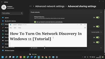 How To Turn On Network Discovery In Windows 11 [ Tutorial ]