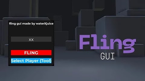 [OP] "Fling Gui" ROBLOX SCRIPT SHOWCASE [NEW]