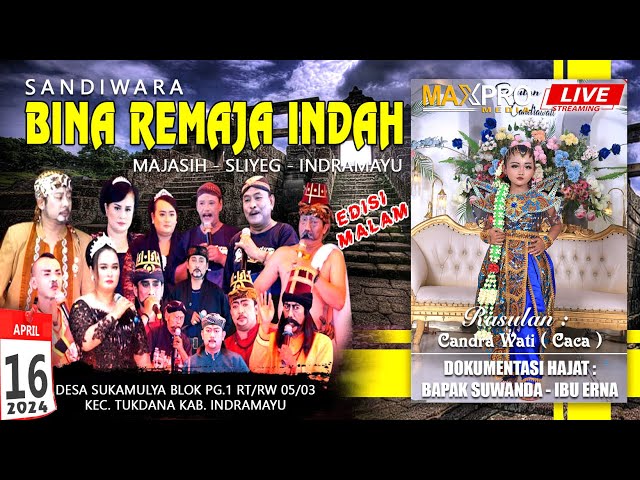 LIVE SANDIWARA BINA REMAJA INDAH ||  HAJATNA BPK. SUWANDA / IBU ERNA || SELASA 16 APRIL 2024 #MALAM class=