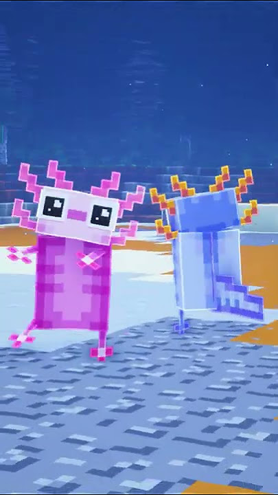 Cute Minecraft Axolotl Dance #shorts