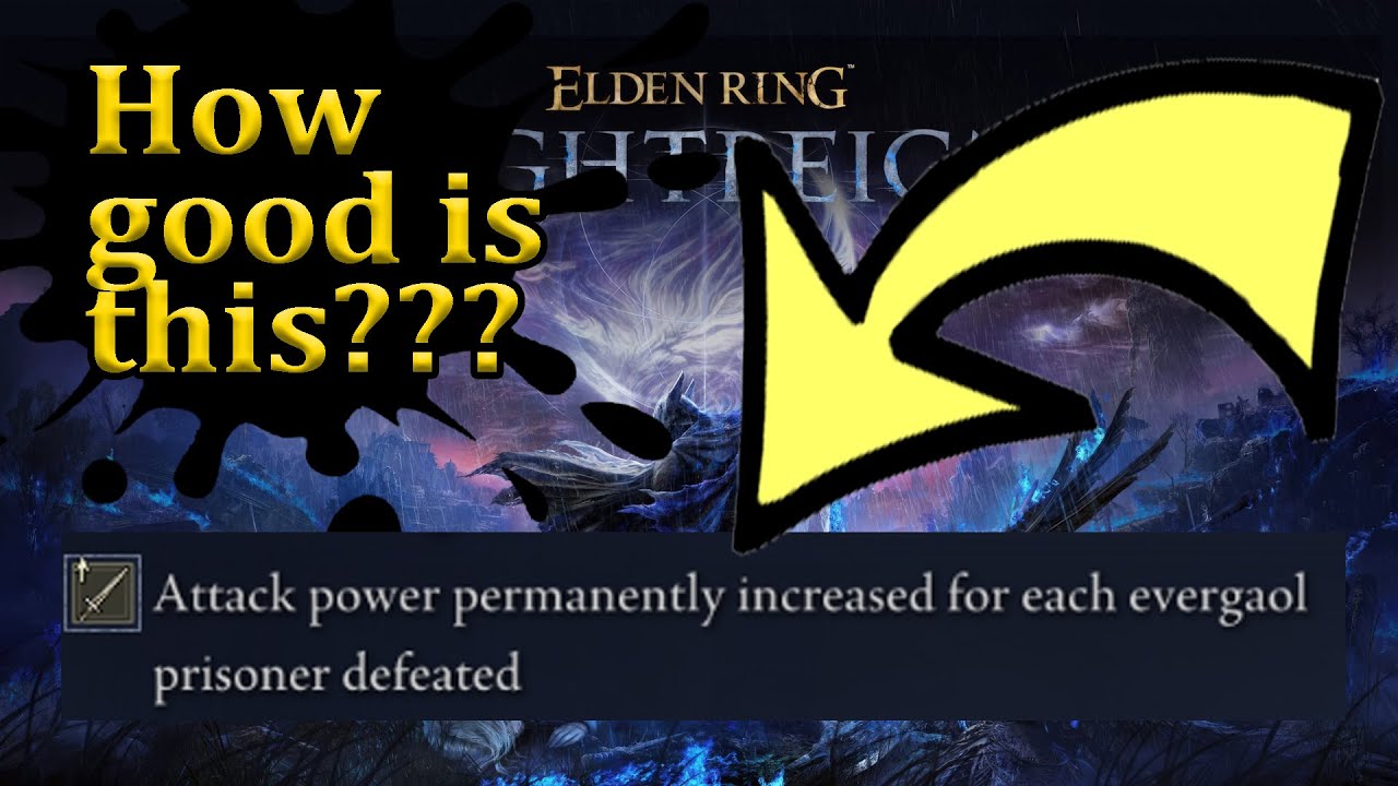 Сила атаки постоянно увеличивается за каждого побеждённого узника вечной тюрьмы в Элден Ринге Ночи.