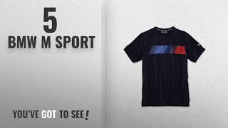 Top 10 Bmw M Sport [2018]: BMW Genuine Mens Motorsport Collection M Flag Fan Team Cotton T-Shirt