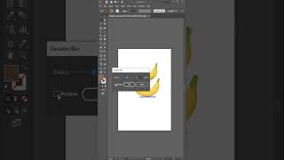Banana | Mesh Tool | Adobe Illustrator #shorts #tutorial #adobe