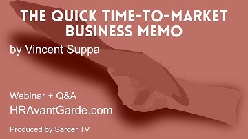 How to Write a Business Memo with a Quick Time-to-Market by Vincent Suppa